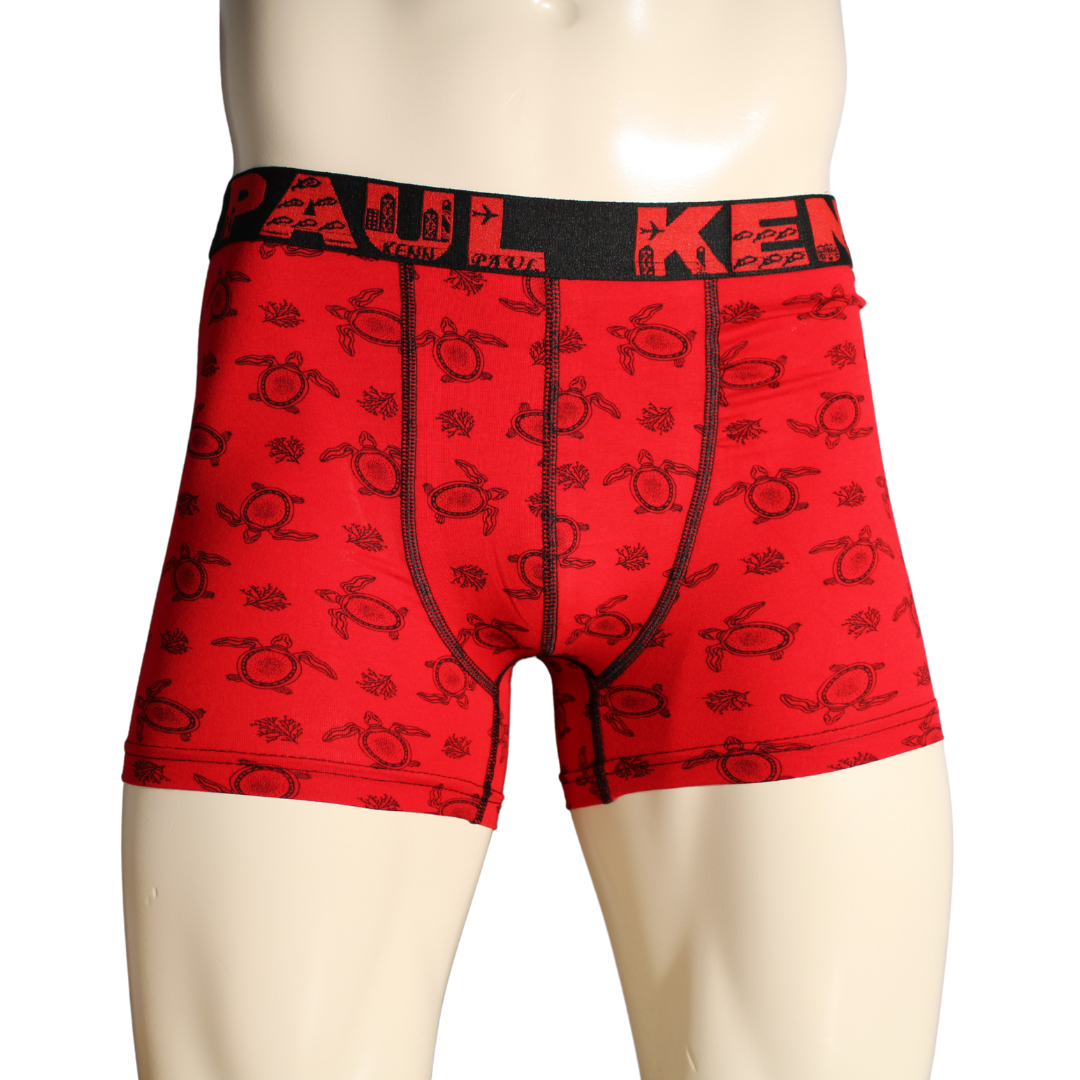 2'li Erkek Desenli Pamuklu Lüks Boxer | Yumuşak Kumaş | Rahat Boxer |