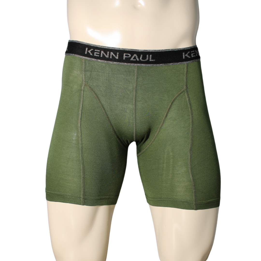 7'li Bambu Uzun Paçalı Sporcu Boxer Nefes Alır, Konforlu