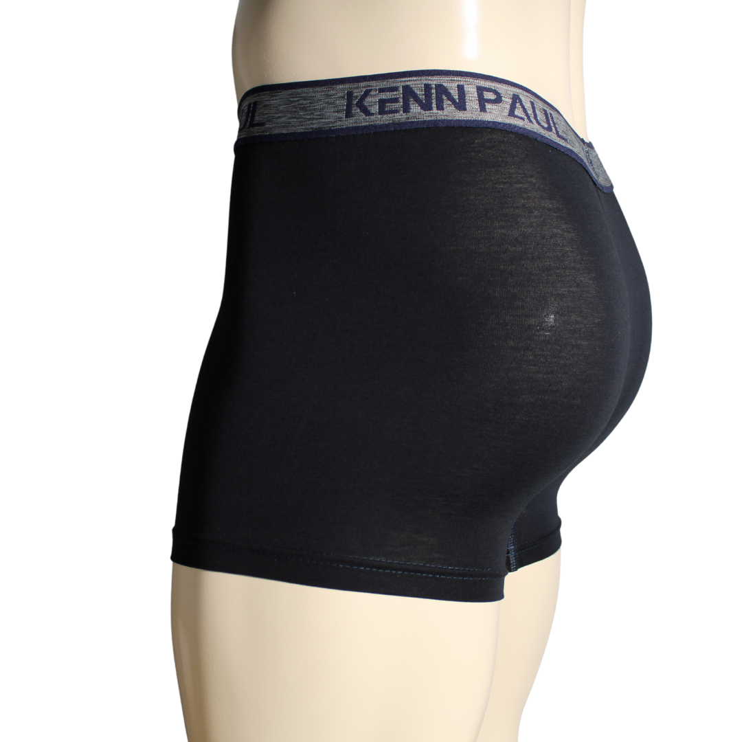 3'lü Boxer 3XL–6XL Büyük Beden – Düz, Yumuşak Pamuk