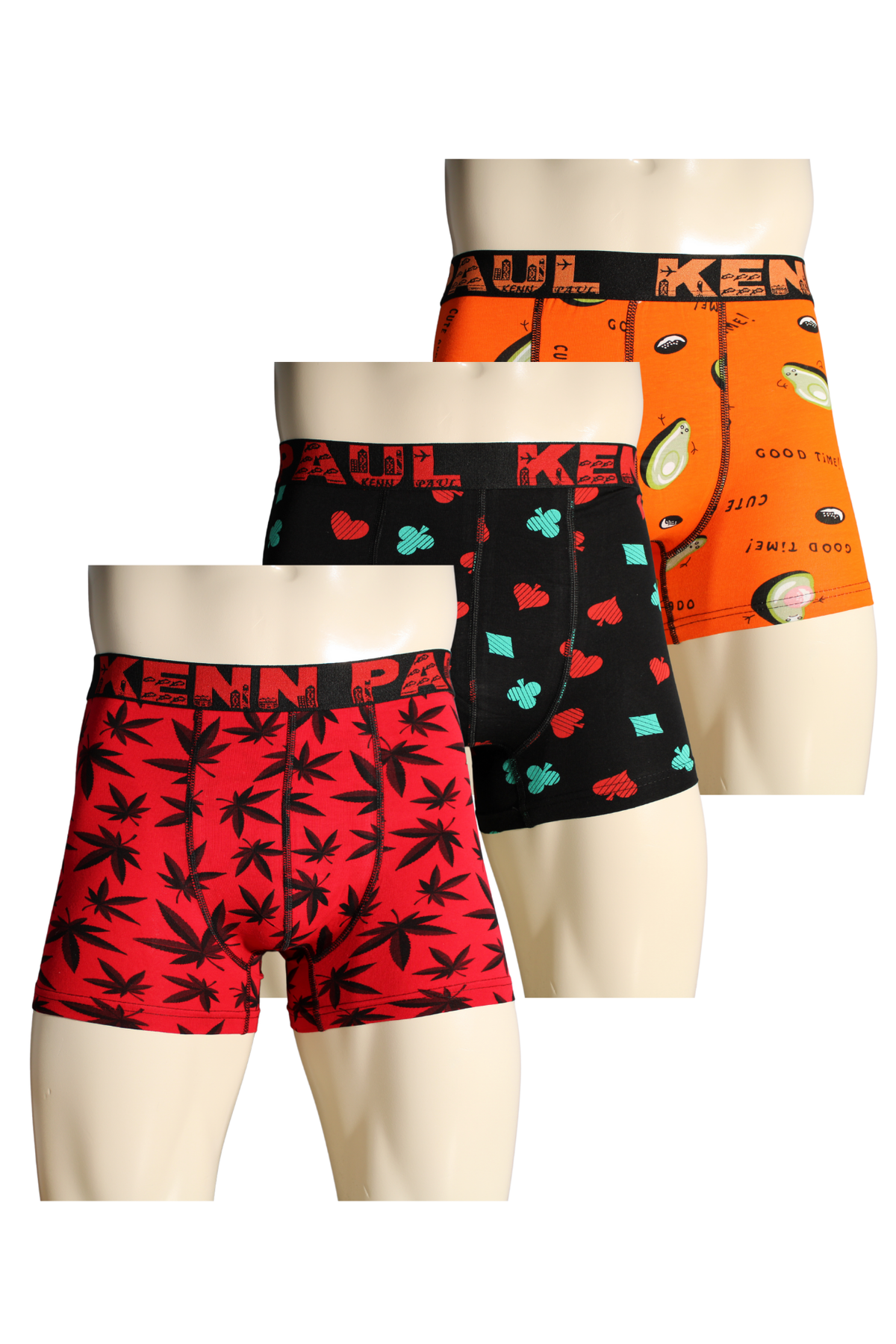 3'lü Desenli Pamuklu Lüks Boxer | Konforlu Boxer | Yumuşak