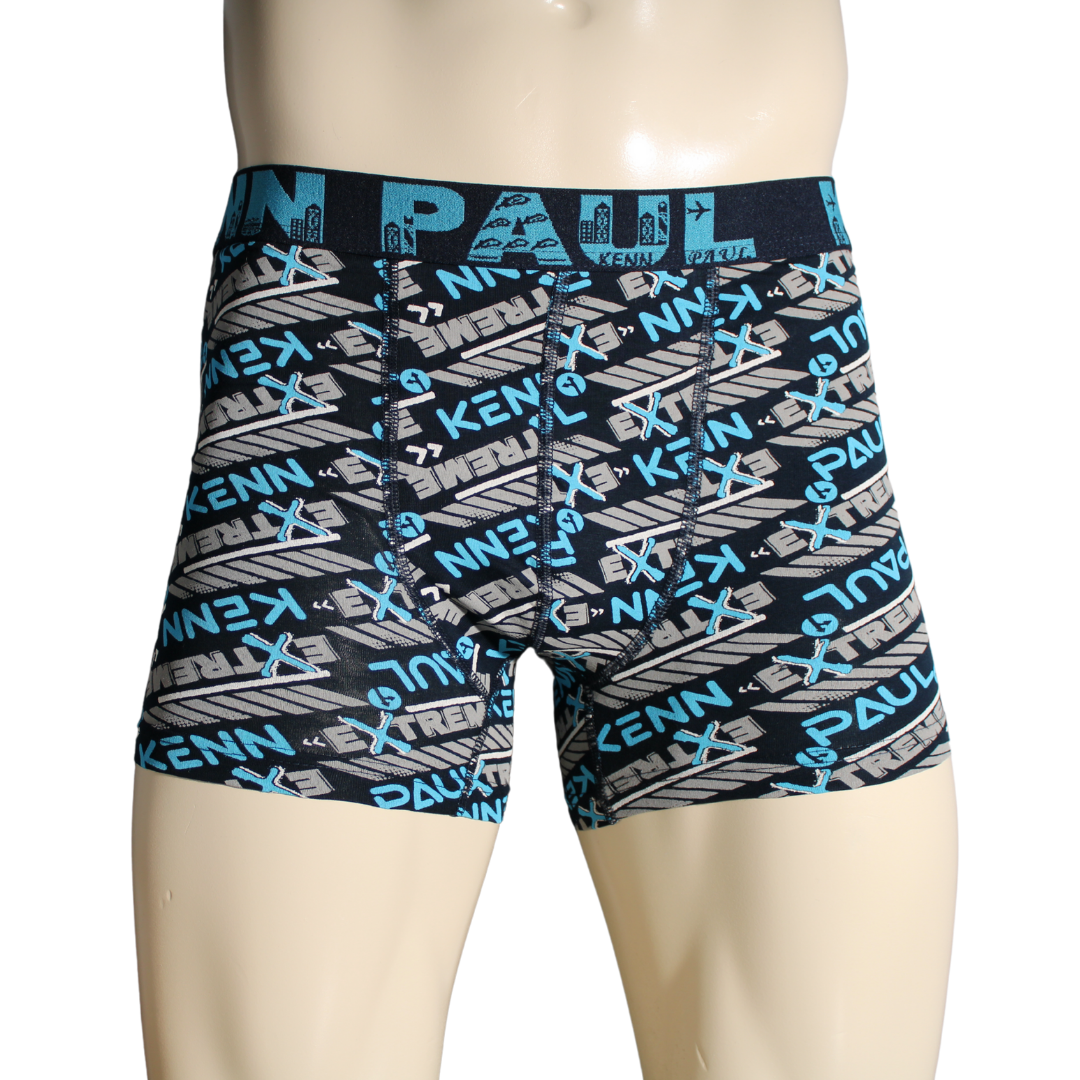 3'lü Erkek Desenli Pamuklu Lüks Boxer