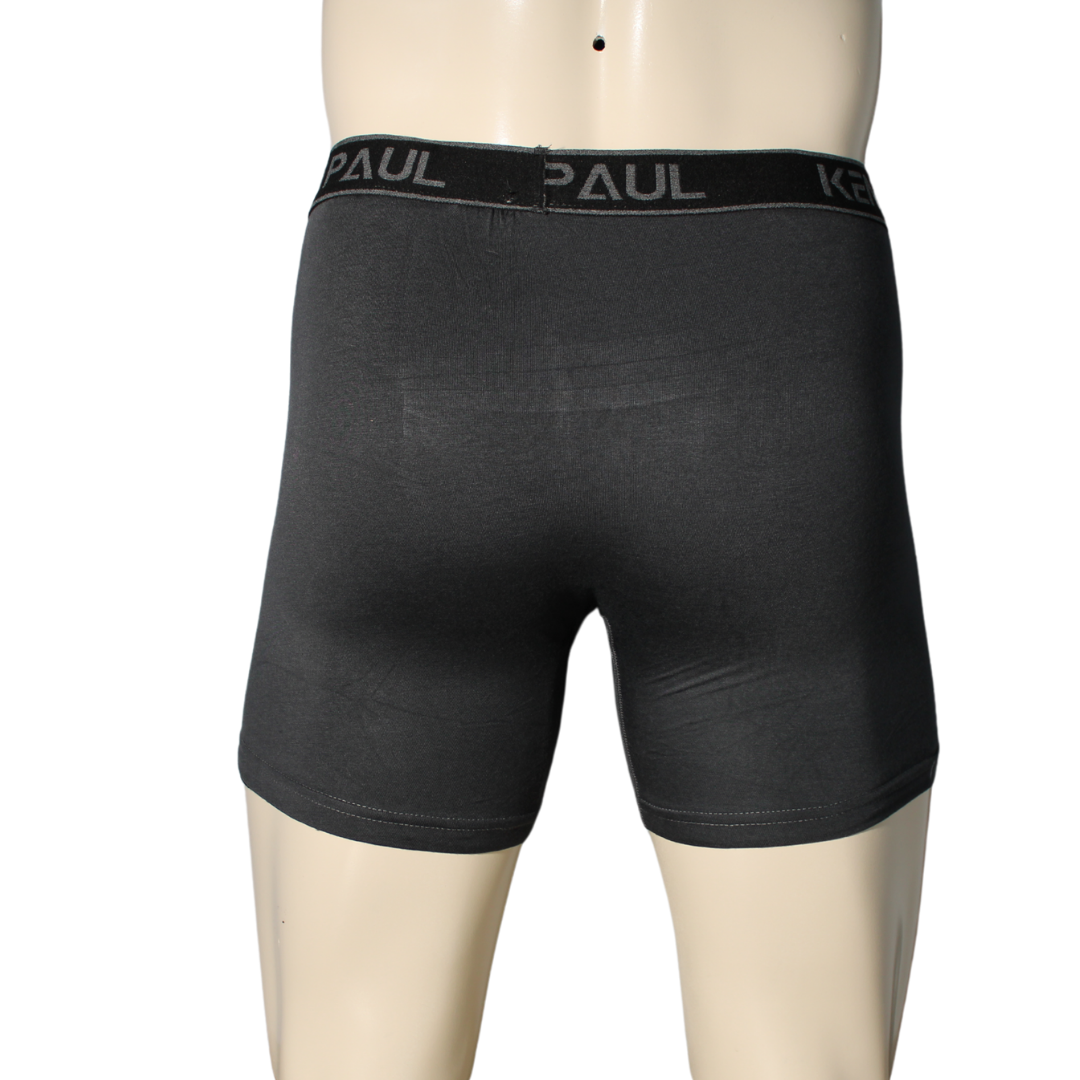 5'li Bambu Uzun Paçalı Sporcu Boxer  Nefes Alır, Konforlu