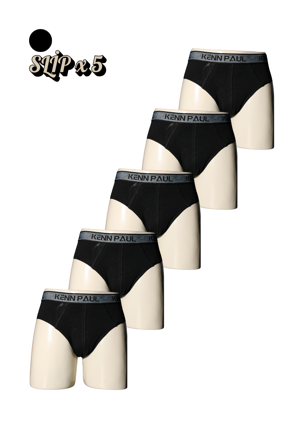 5'li Erkek Düz Pamuklu Siyah Boxer | Slip Boxer