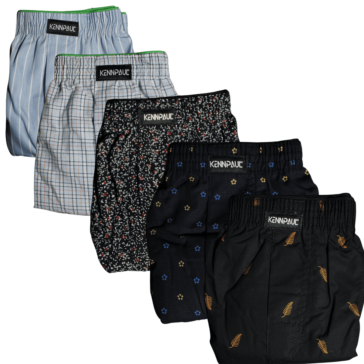 5'li Erkek Poplin Boxer %100 Pamuk 2XL