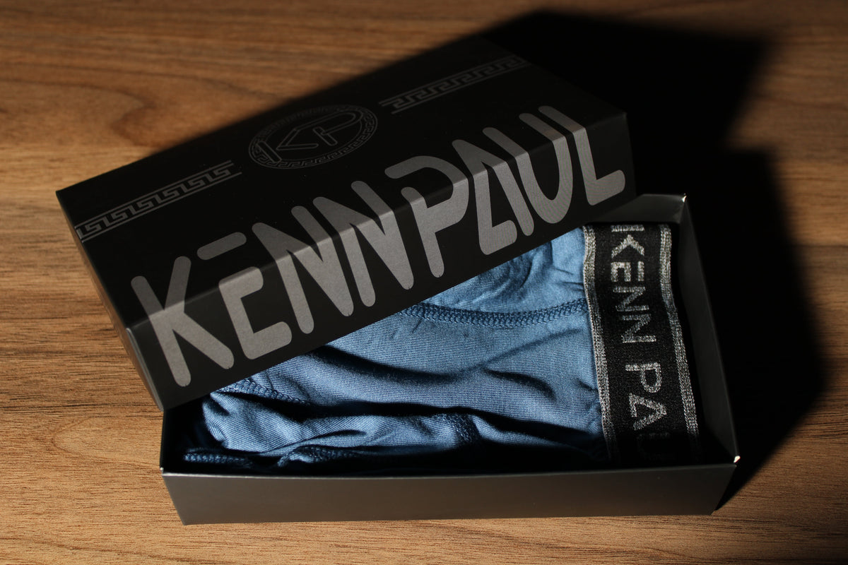 Bambu Uzun Paçalı Sporcu Boxer -İndigo, Nefes Alır, Konforlu