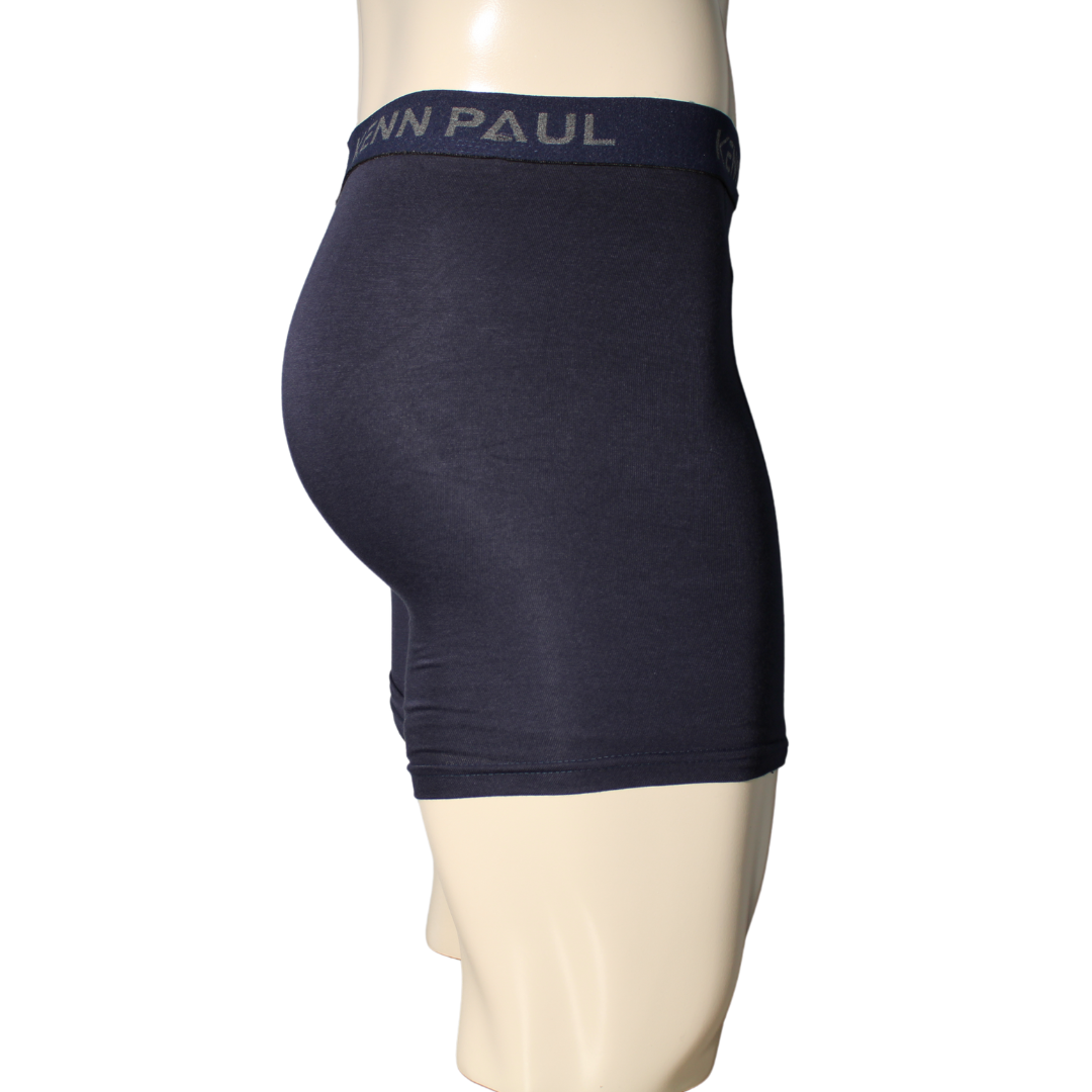 Bambu Uzun Paçalı Sporcu Boxer Lacivert Nefes Alır, Konforlu