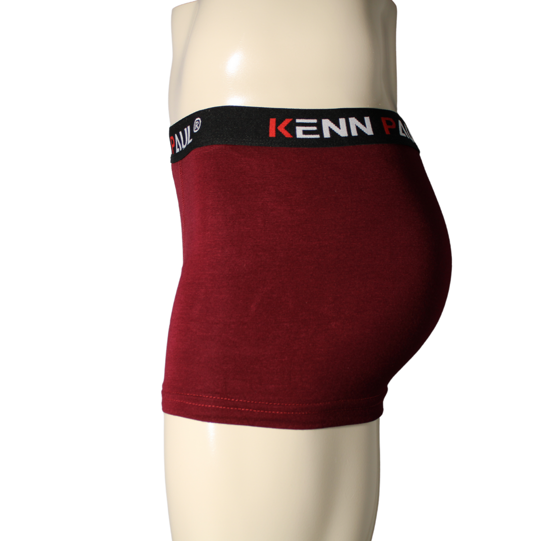Erkek Bordo Bambu Boxer |Rahat Kumaş| Premium Boxer