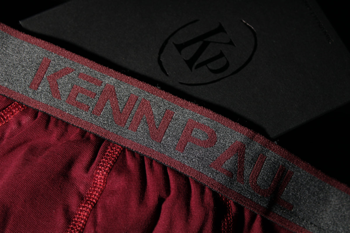 Erkek Düz Pamuklu Bordo Boxer | Slip Boxer