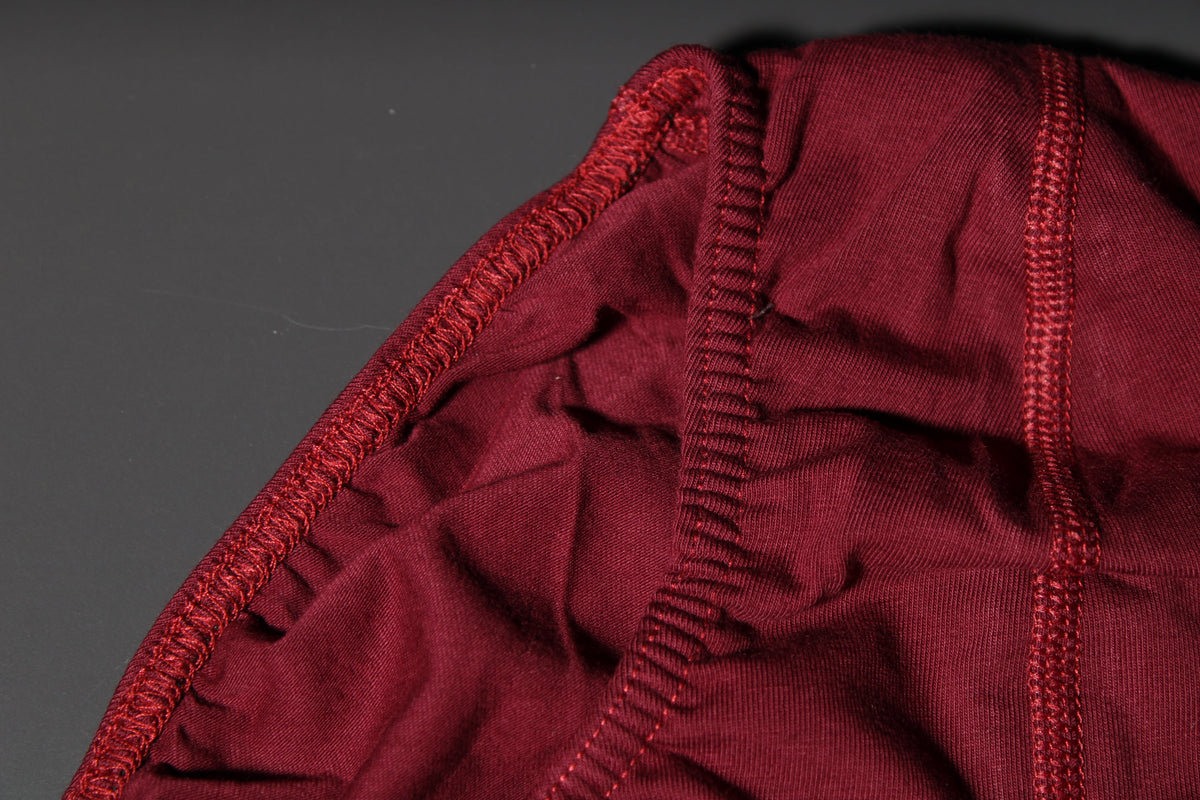 Erkek Düz Pamuklu Bordo Boxer | Slip Boxer