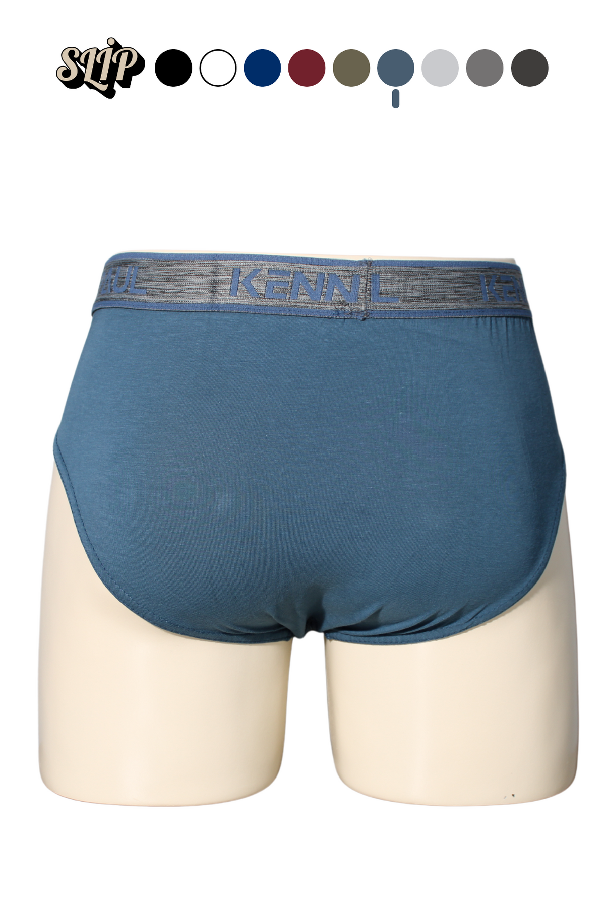 Erkek Düz Pamuklu İndigo Boxer | Slip Boxer