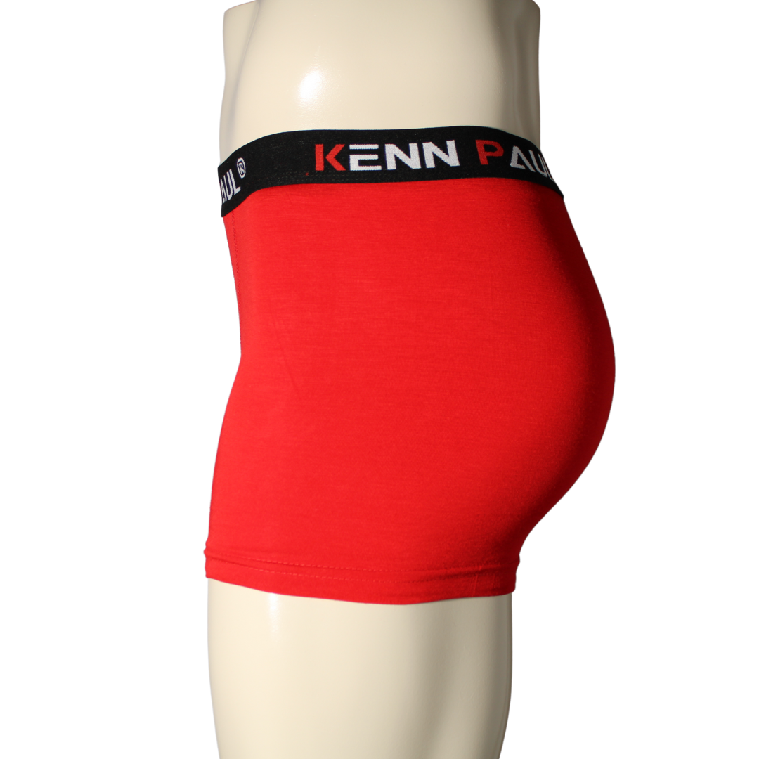 Erkek Kırmızı Premium Bambu Boxer |Konfor Boxer| Kaliteli Boxer