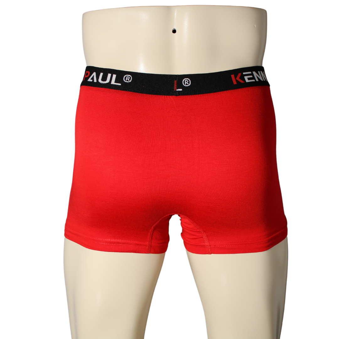 Erkek Kırmızı Premium Bambu Boxer |Konfor Boxer| Kaliteli Boxer
