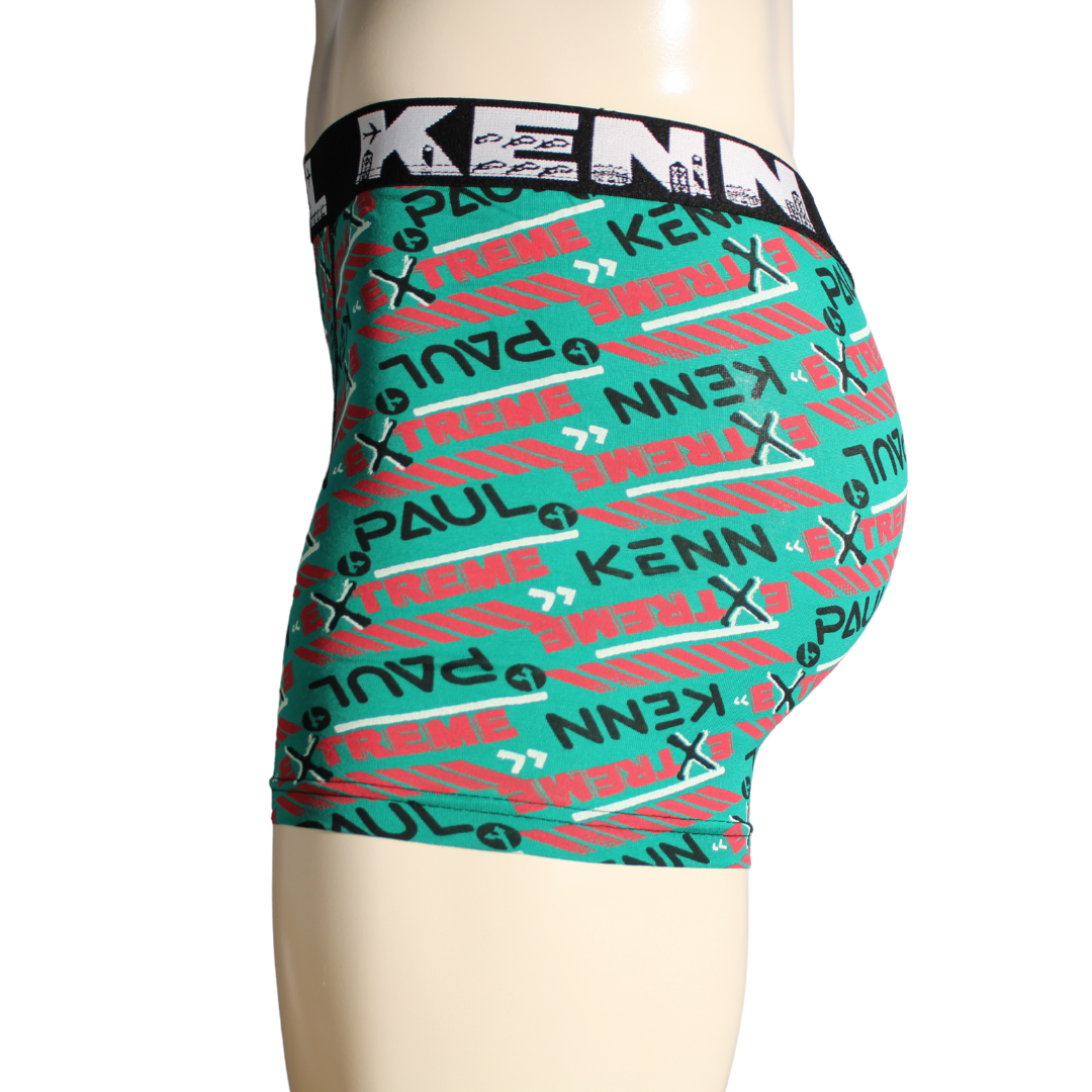 Erkek KP Desenli Pamuklu Boxer | Dayanıklı Kumaş | Rahat Boxer |