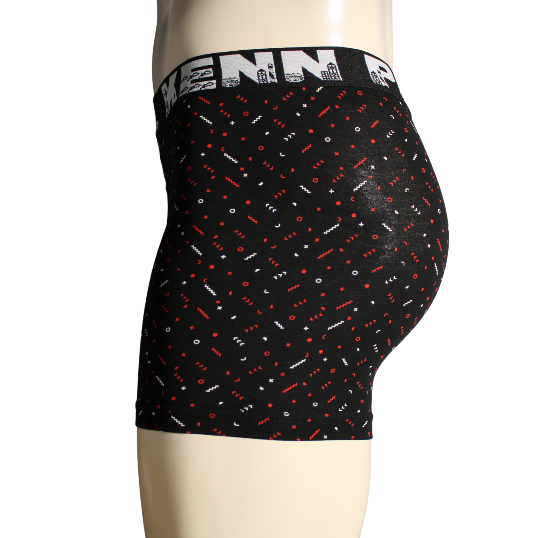 Erkek Desenli Pamuklu Lüks Boxer | Yumuşak Kumaş | Rahat Boxer
