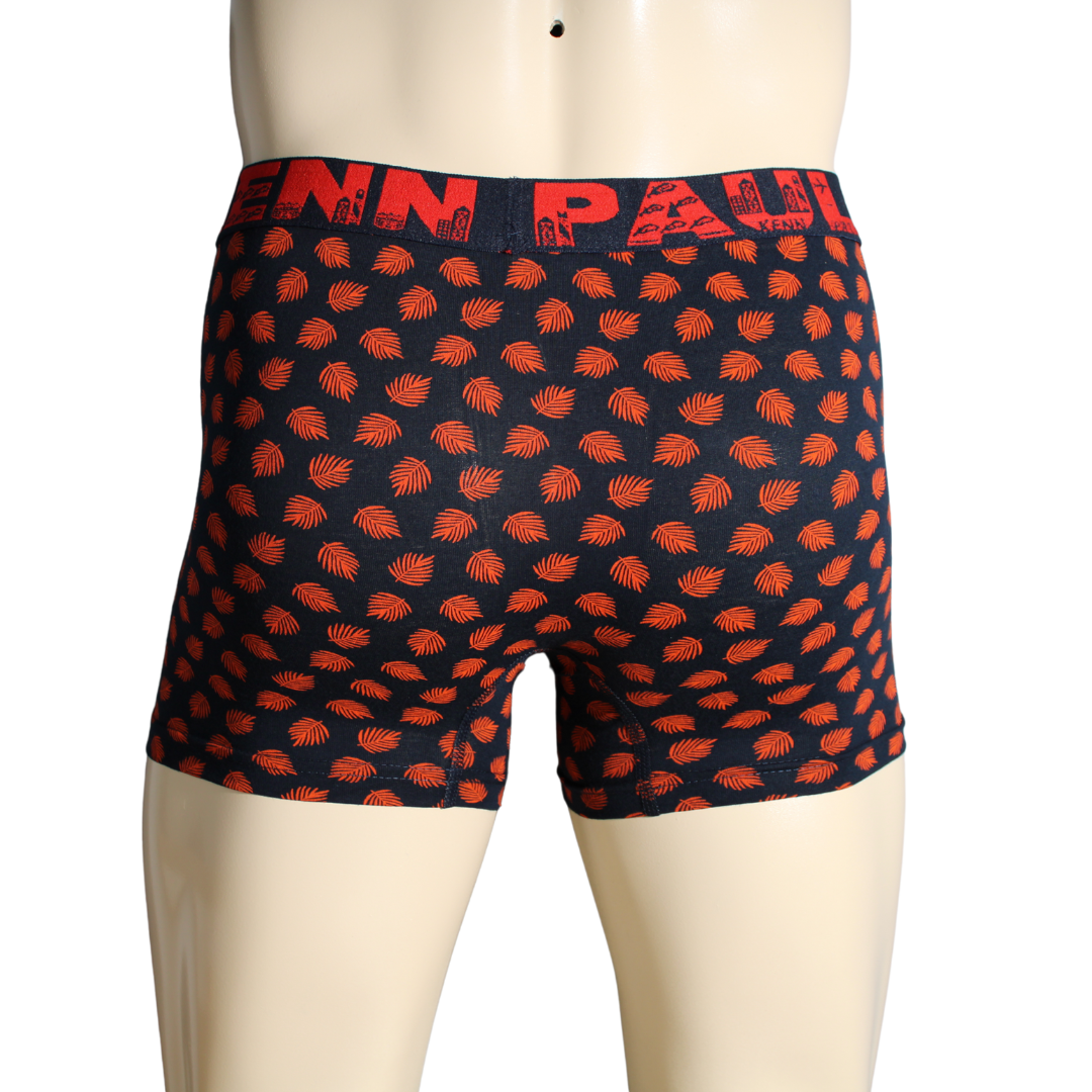 Erkek Desenli Pamuklu Lüks Boxer | Yumuşak Kumaş | Rahat Boxer