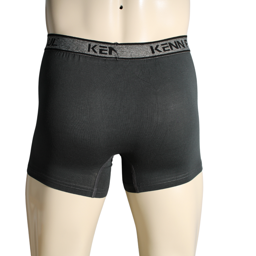 S->6XL Füme Düz Pamuklu Boxer |Büyük Beden| Yumuşak Dayanıklı